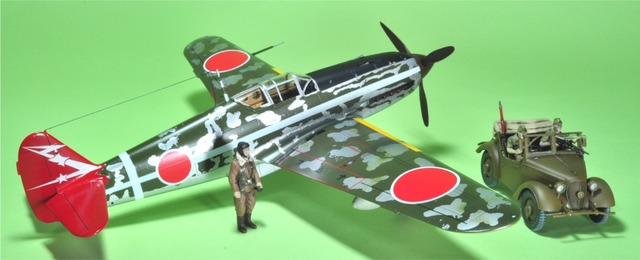 プラモデルによる川崎キ６１ 陸軍三式戦闘機〝飛燕〟とキ100 五式戦闘 