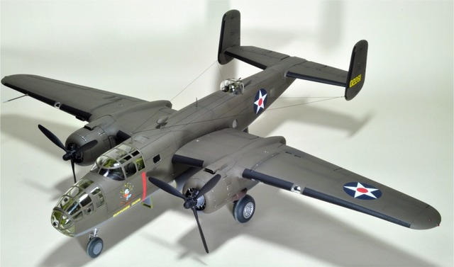 シャングリラからの東京初空襲 ノースアメリカンＢ-２５ミッチェル爆撃機 ドーリットル爆撃隊: プラモデルによる航空模型博物館