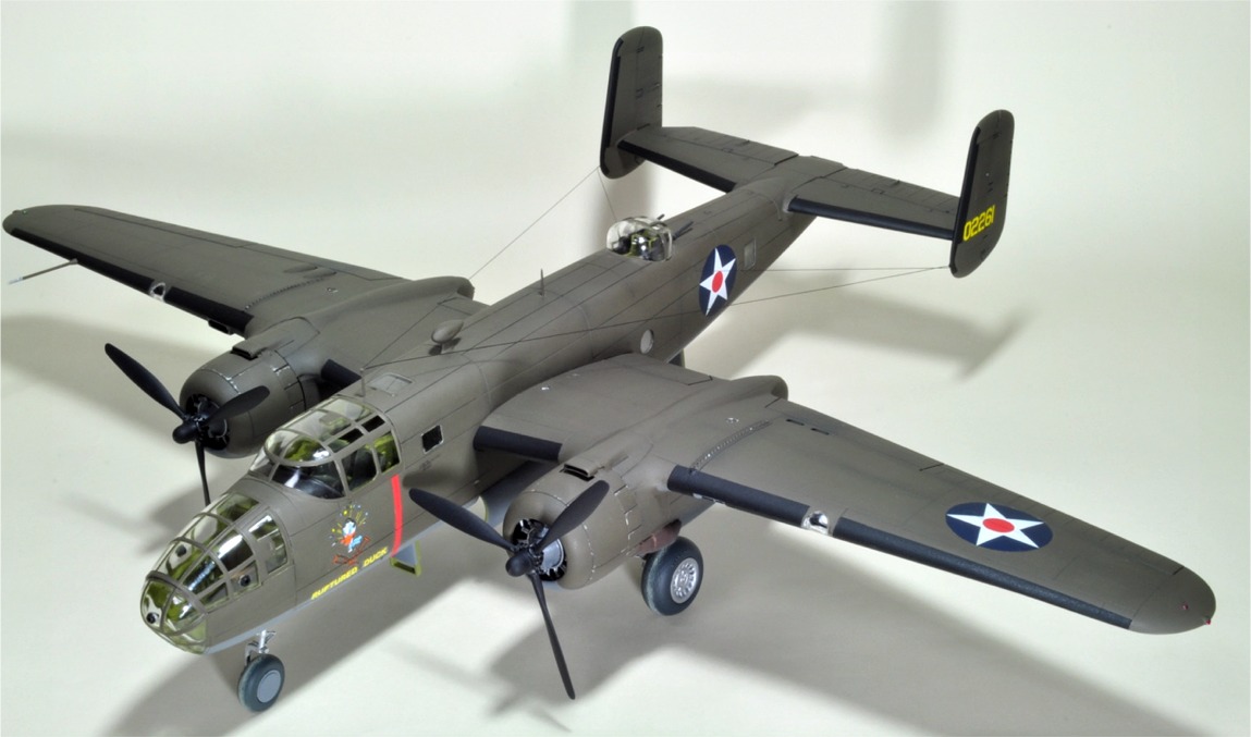 東京初空襲 ノースアメリカンＢ-２５ミッチェル爆撃機 ドーリットル爆撃隊: プラモデルによる航空模型博物館