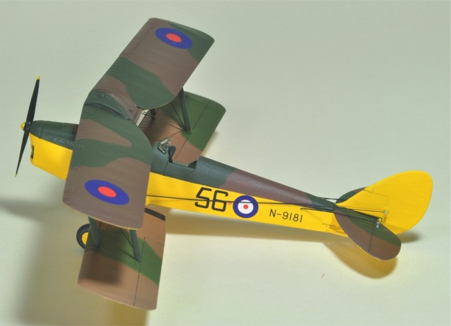 イギリス空軍複葉練習機 デ・ハビランドＤ.Ｈ.８２ タイガーモス: プラモデルによる航空模型博物館