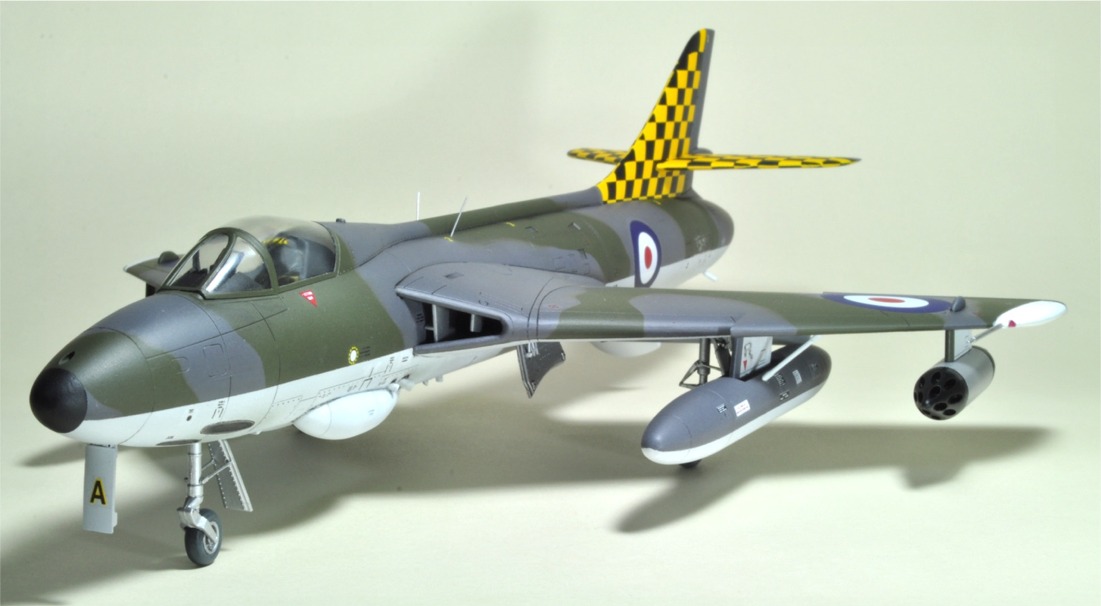 美しき狩人 英空軍 ハンター戦闘機: プラモデルによる航空模型博物館