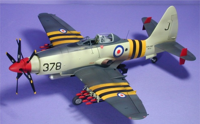 ワイバーン S.4 1/144 イギリス空軍 スエズ動乱 シークレット